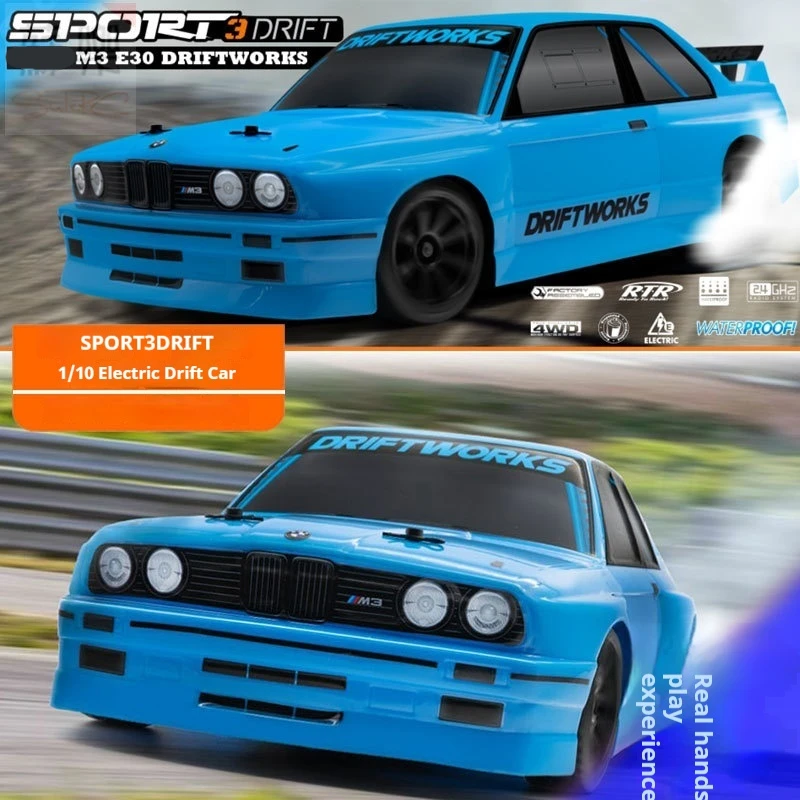 

HPI Sport 3 E30 1/10 Scale Remote Control Electric Drift Car RV Model Simulation Racing Vehicle Toy Ready-to-Run 160422 Gift