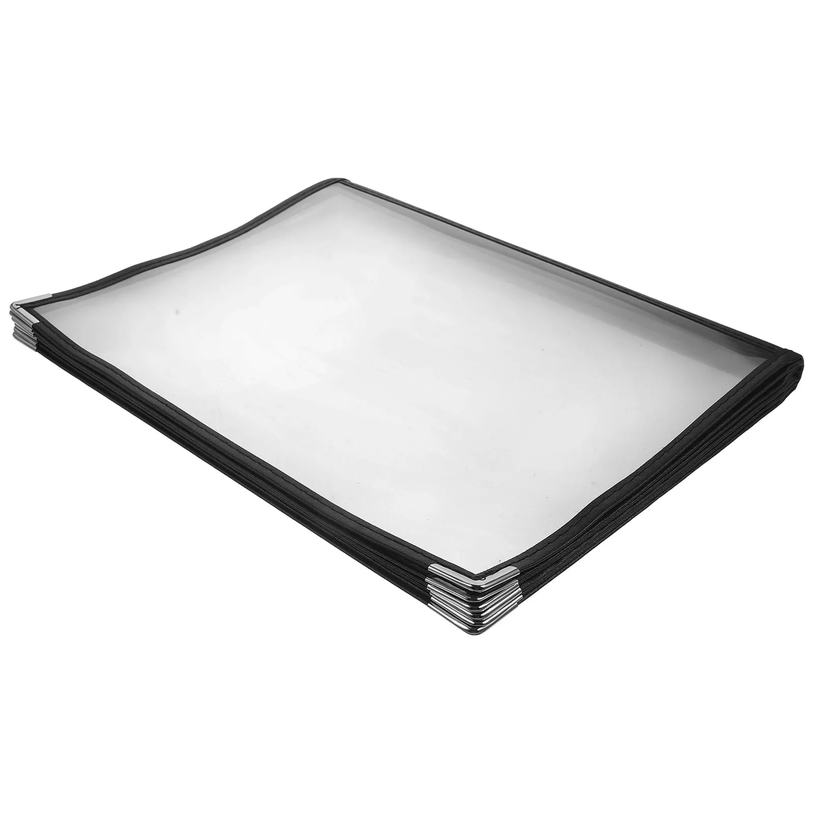 

1pc Clear Holder For Restaurant Men Books Pvc Transparent Menu Cover Wine List Drink Display Stand 6 Page 12 View