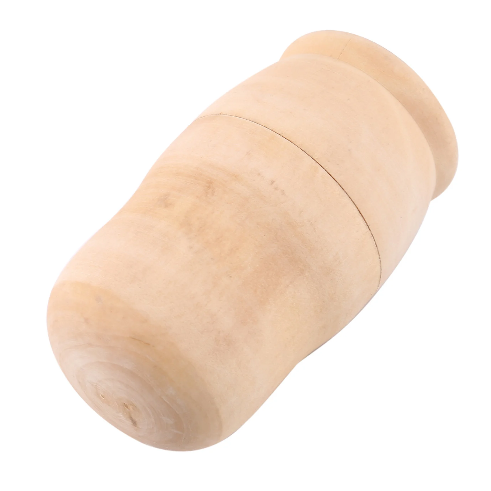 A63T-Russian Girls Babushka Matryoshka Blank Nesting  Paint Your Own Set Of 5