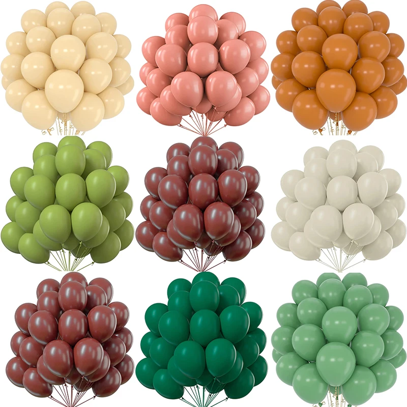 Los Globos de Látex Retro de 12 Pulgadas en Rosa y Verde: La Mejor Elección para Fiesta de Cumpleaños, Bautizo o Boda