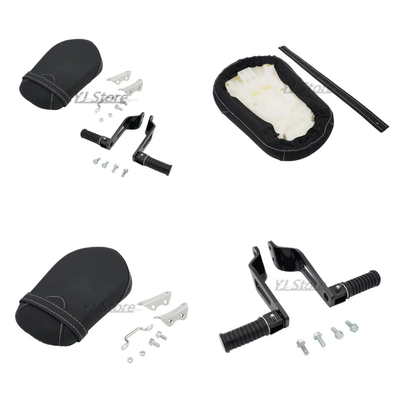 

Fit For Yamaha Bolt XVS950 2014-2021 Motorcycle Accessories Footpegs Black Rear Passenger Seat Footrest Bracket Mount