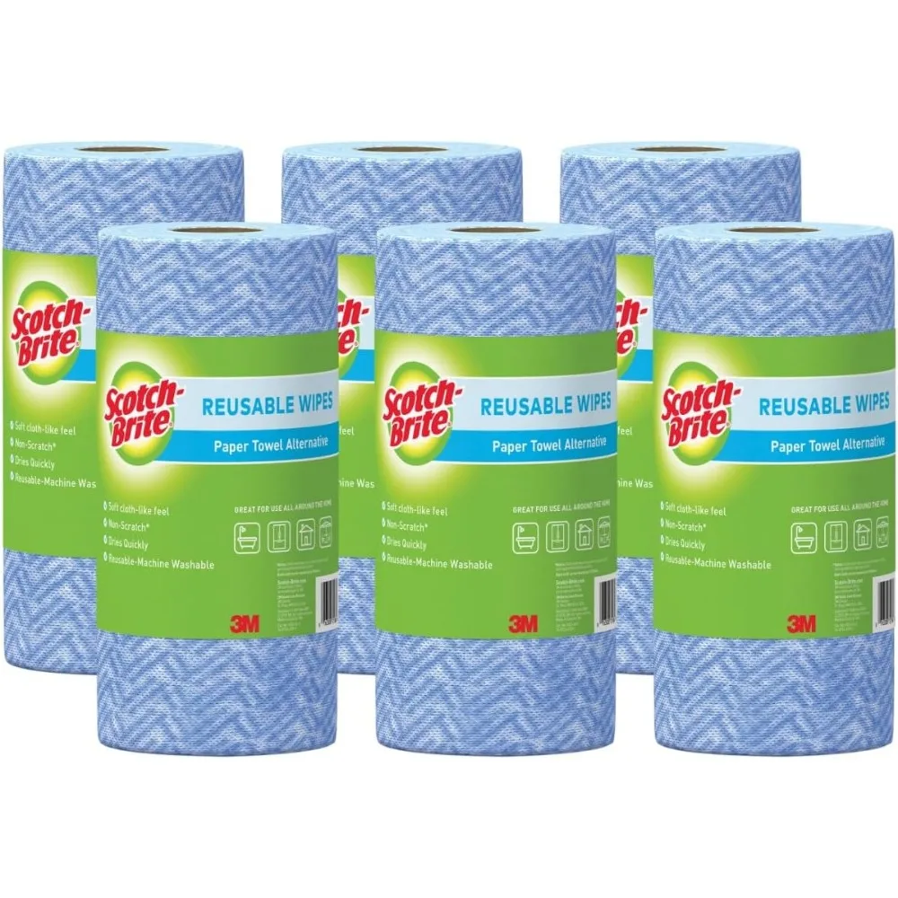 

Multi Purpose Cleaning Wipes 6 Rolls 40 Sheets Each 240 Total