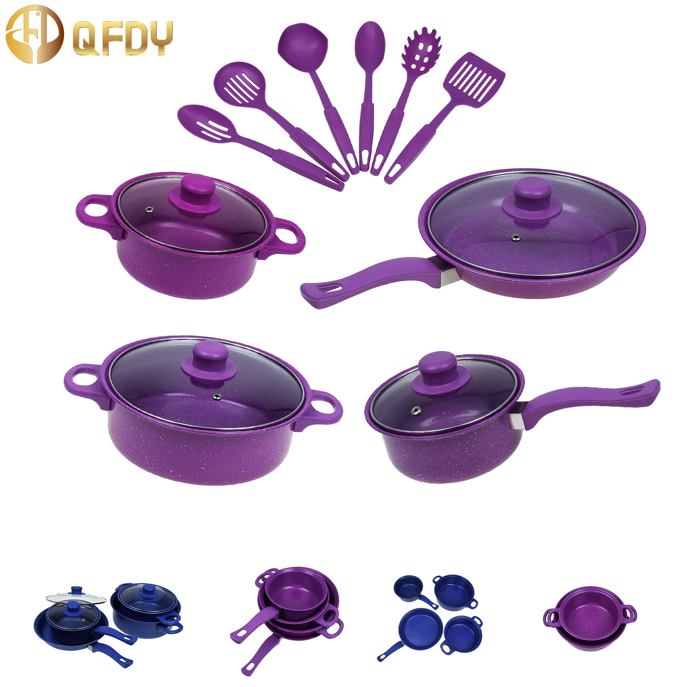 

Kitchen Cookware Set 13-Piece Non-Stick Cooking Pots Kitchen Pan Set Kitchenware Gifts for Friends and Family Universal pot