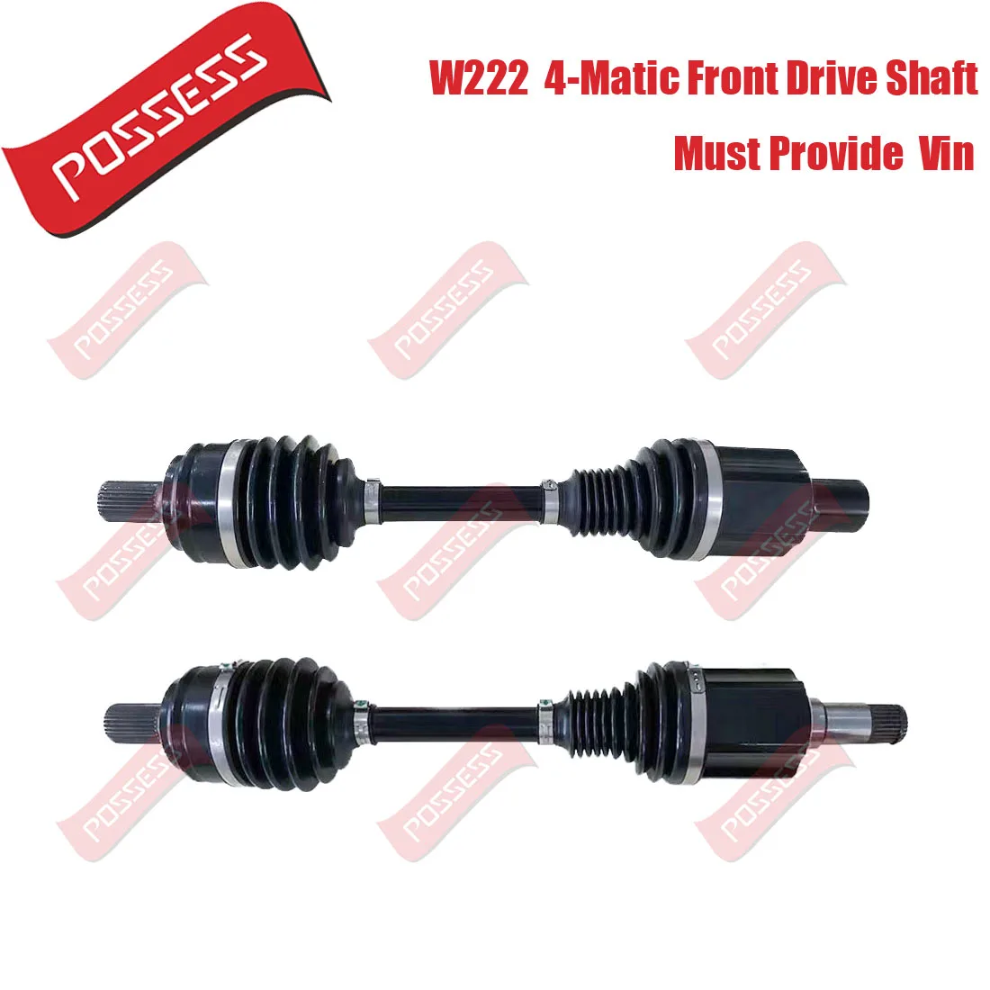 Front Axle Drive Shaft Assembly With Constant Velocity Universal Joint For Mercedes Benz S-Class W222 X222 C217 4Matic 2013-2020