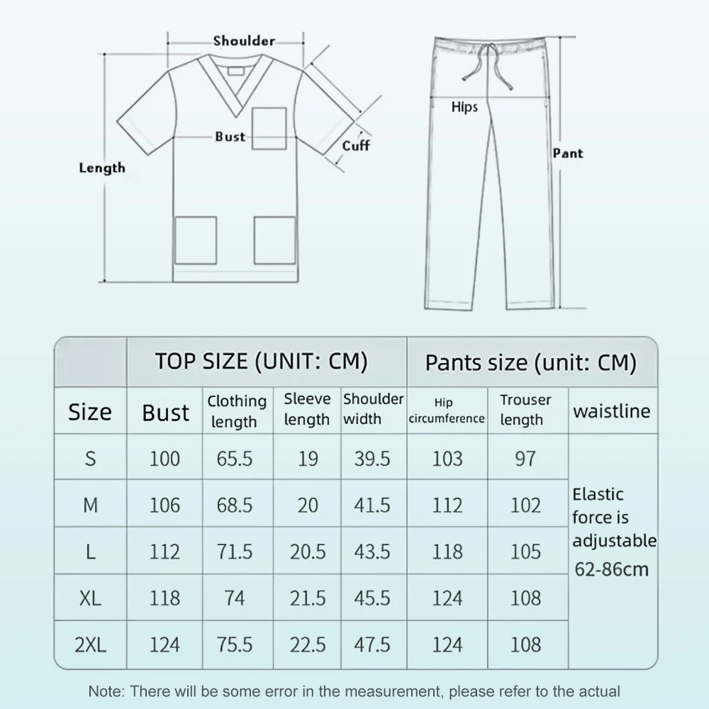 Medizinische Uniformen Mode Frauen Scrubs Ärzte Krankenschwestern Zubehör Chirurgische Sets Pet Shop Zahnklinik Labor Arbeitskleidung Kleidung Anzug