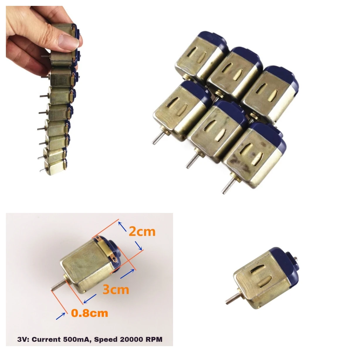 Strong Magnetic Motors,3V 30mA 20000RPM DC Motor