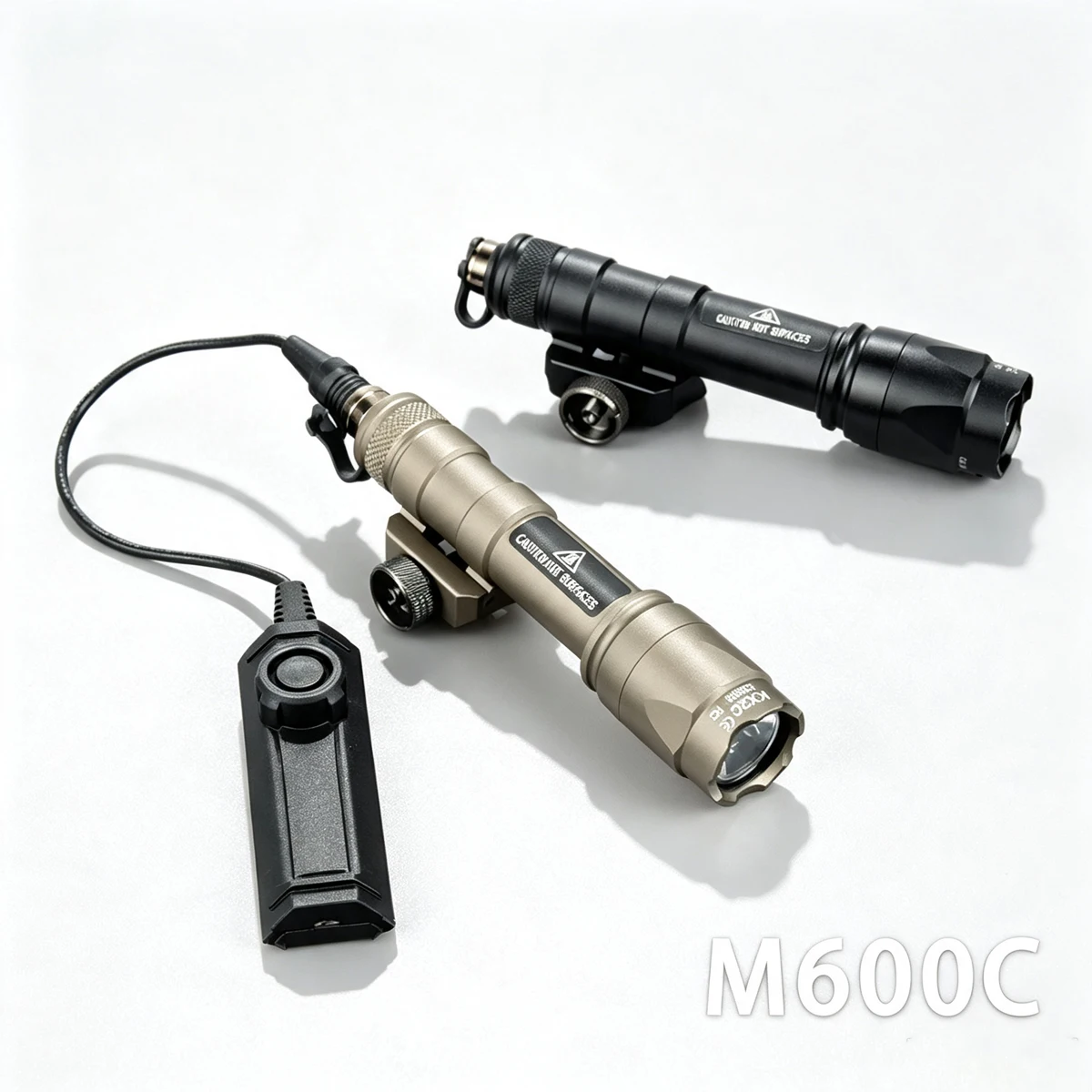Tactical Surefire M600 M300 Airsoft Powerful Flashlight Dual Pressure Switch AR15 20mm Rail Hunting LED M600C Lamp Scout Lights