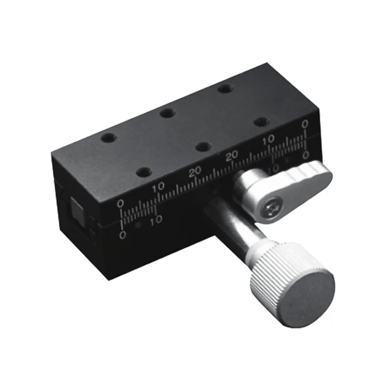 JD series x-axis dove dovetail groove miniature manual sliding table fine-tuning displacement