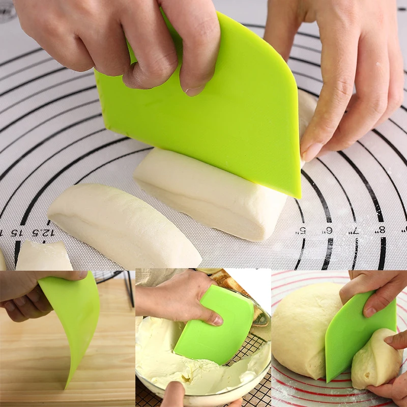 

5/10 шт., пластиковые лопатки для резки теста