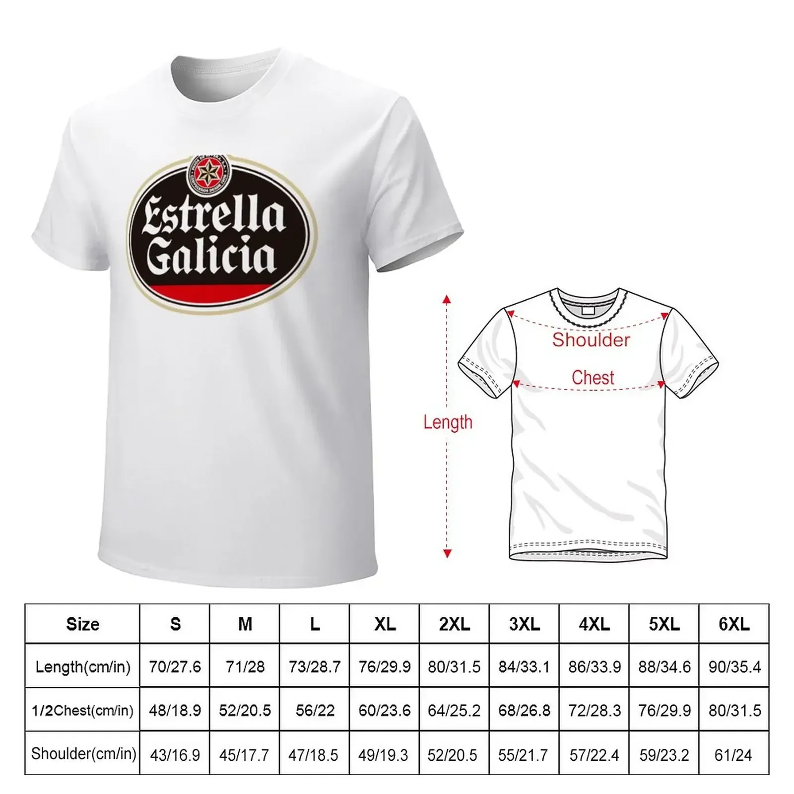 Estrella Galicia Beer Spain T-Shirt cute clothes cheap stuff plain funny t shirts for men