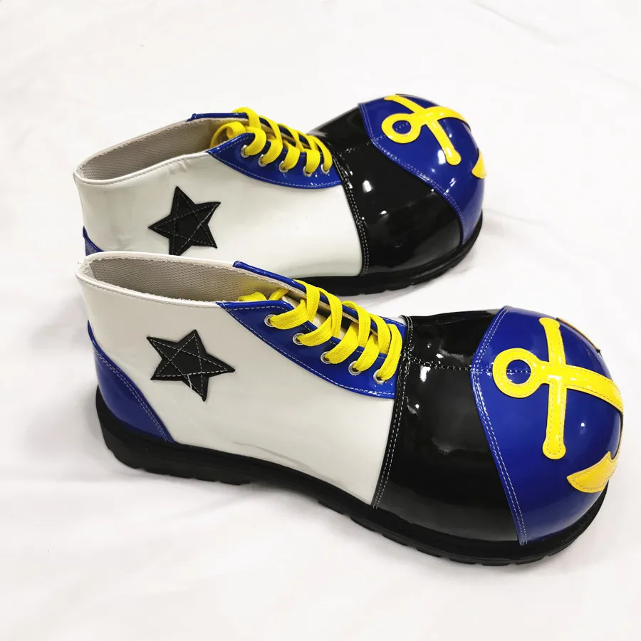 

34cm Free size Big Clown Shoes For Men Cute Funny Masquerade Party Boots Joker Cosplay Customized
