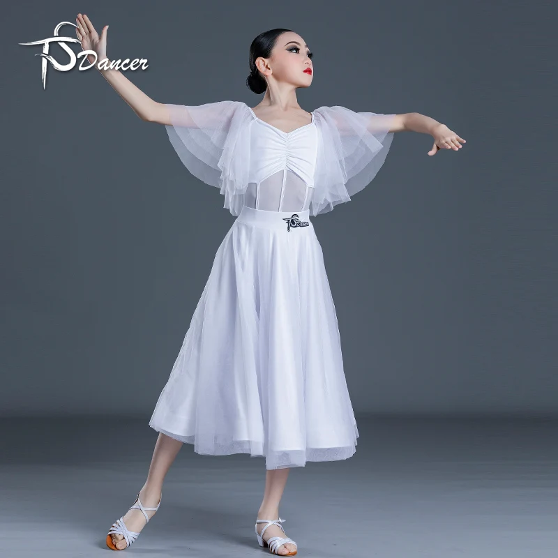 costume-de-spectacle-de-competition-de-pendule-blanc-valse-de-danse-moderne-norme-nationale-vetements-d'entrainement-pour-filles-nouvelle-collection