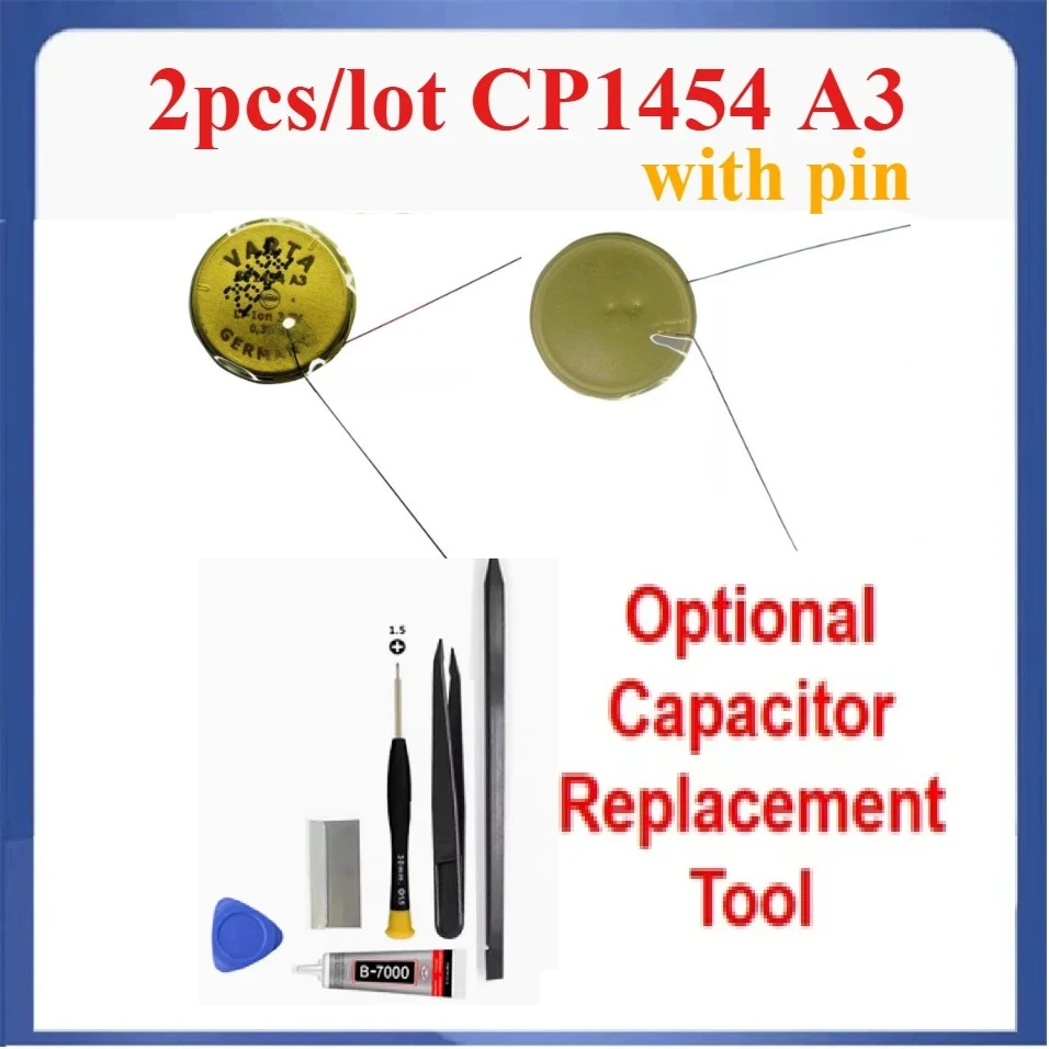 2 قطعة CP1454 A3 1454 A3 بطارية مكثف لسماعة SoundSport الحرة ، سماعات أذن Galaxy Buds PLUS ، سماعة Gear IconX 2018