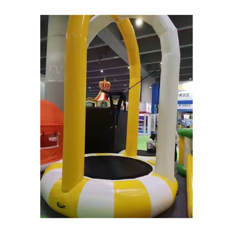

Hot Sale Commercial Grade One Inflatable Bungee Trampoline with 0.9mm PVC Tarpaulin Plato Best Quality and Good Price