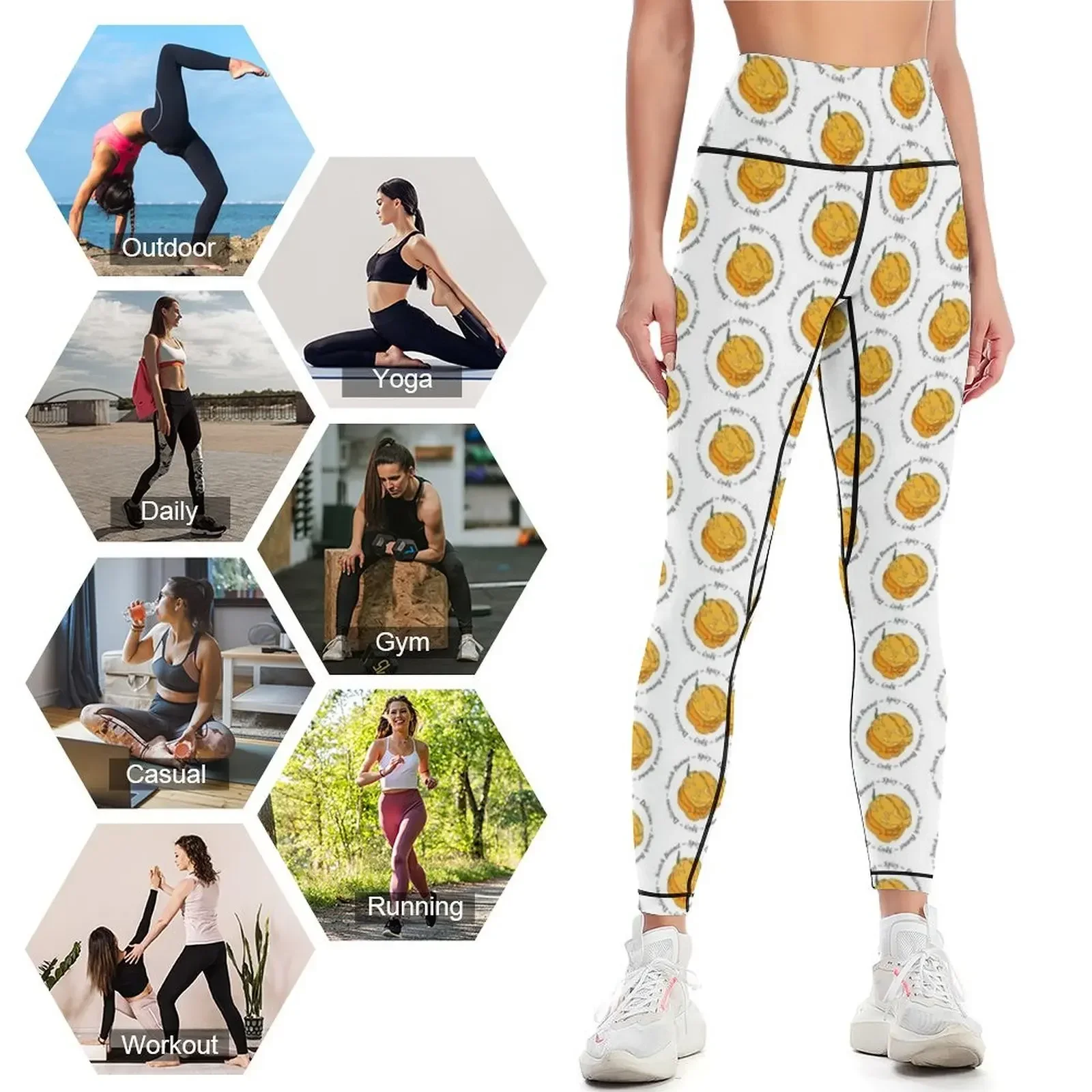Scotch Bonnet Chili Pepper Spicy Leggings sporty woman gym sports shirts gym for girls flared Womens Leggings 4