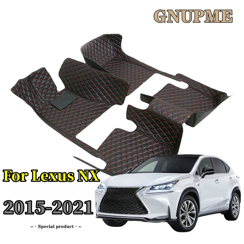 Car Foot Pads For Lexus NX NX200t NX250 NX300 NX300h NX350 NX350h Protective Pad Custom Auto Floor Mats Automobile Carpet Cover