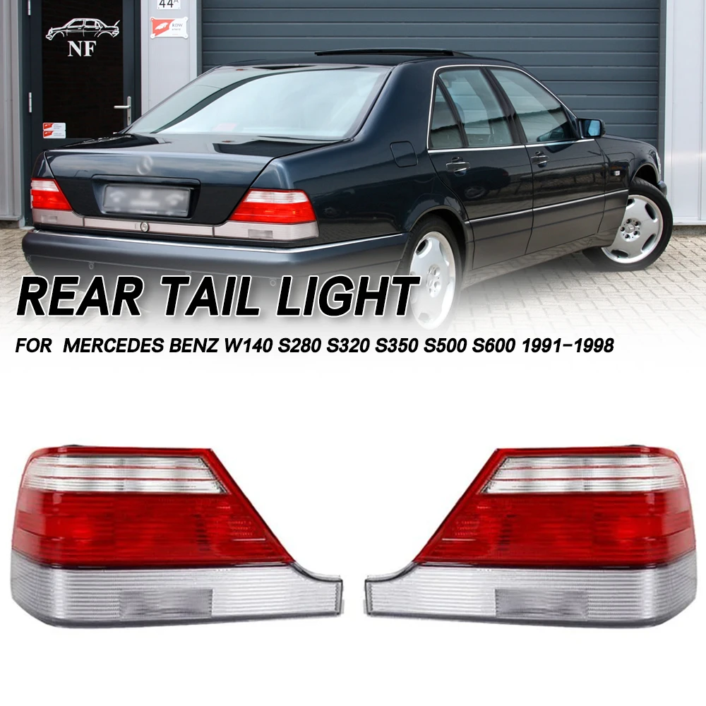 

For Mercedes Benz W140 S280 S320 S350 S500 S600 1991-1998 Car Tail light Rear Bumper Light Stop Brake Lamp Turn Signal Warning