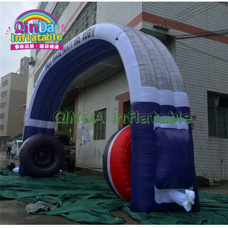 Custom Giant Welcome Start Finish Line Inflatable Sport Arch Gate For Sale Inflatable Headphone Arch