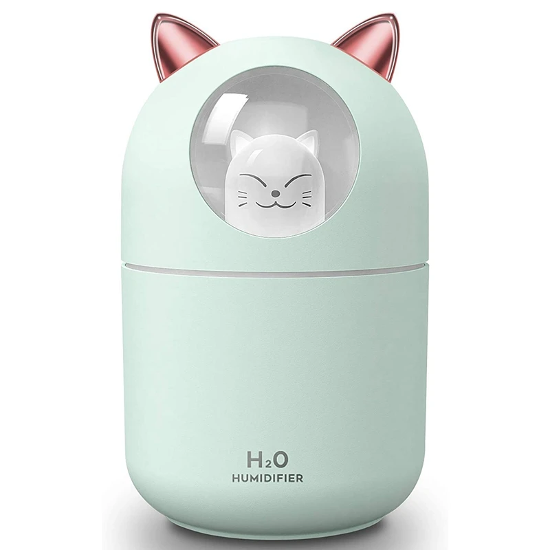 

Cute Cat Cool Mist Humidifier For Home,Cat Night Light Essential Pure Air For Baby Room,Easy Clean Quiet Operation