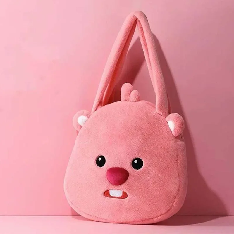 

Miniso Kawaii плюшевая Сумка милая девочка Наплечная Сумка для макияжа Модный женский подарок на день рождения