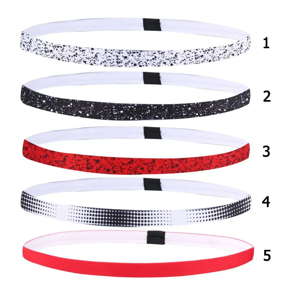 Unisex Anti-Slip Gym Elastische Stretch Sport Haarband Yoga Zweetband Fitness Hoofdband Hardloophoofddeksels