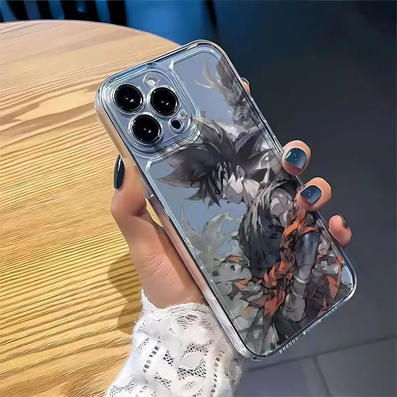 Dragon Ball Son Goku Phone Case for Apple iPhone 16 15 14 13 12 11 Pro Max Plus mini XR 16plus jAPAN Cartoon Soft Cover