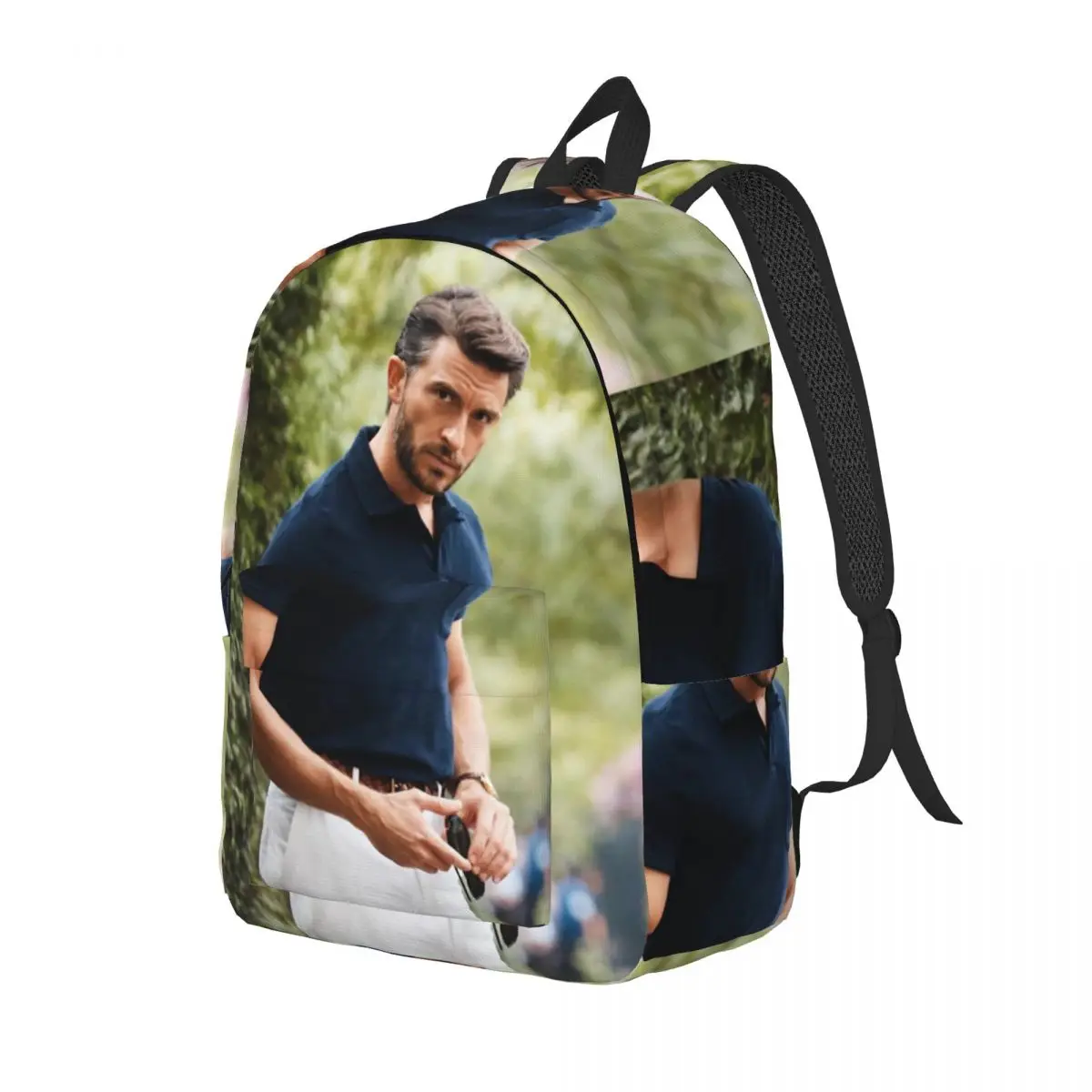 Jonathan Bailey Backpack for Boy Girl Kids Student School Bookbag Movie Actor Daypack Kindergarten Primary Bag Sports