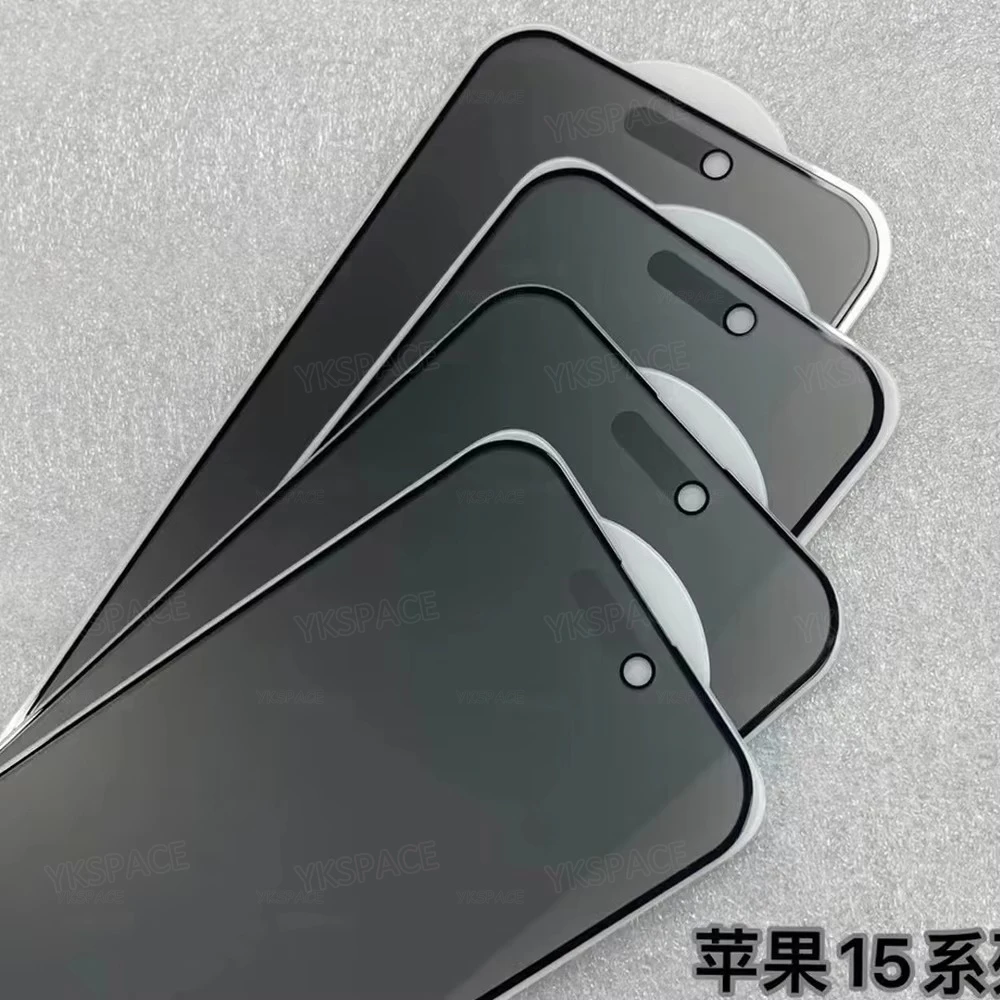 Matte Anti Spy 9H Tempered Glass For iPhone X XR XS 11 12 13 Mini 14 15 16 Pro Max Plus 16E SE Frosted Privacy Screen Protector image 5