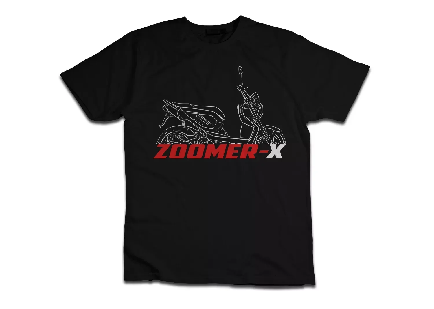 

Zoomer-X 2012-2024 Motorcycle T shirt Graphic Casual Summer Short Sleeves 100% Cotton Cool Tee