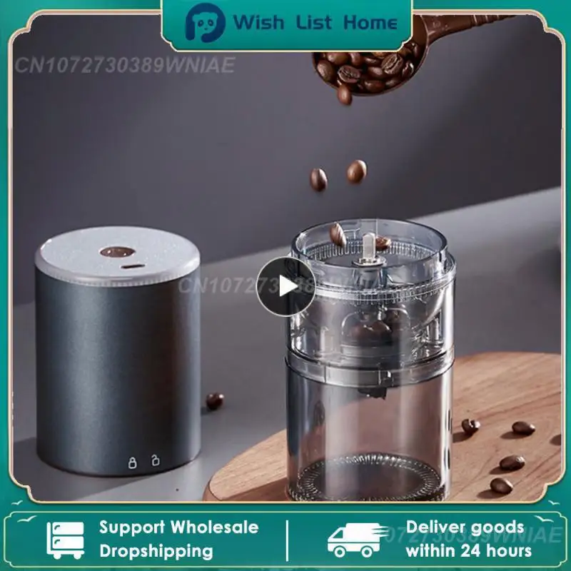 

Coffee Grinder Labor-saving Intelligent Induction Simple One-key Opening Upgrade The Type-c Charging Port Grinder Worry-free