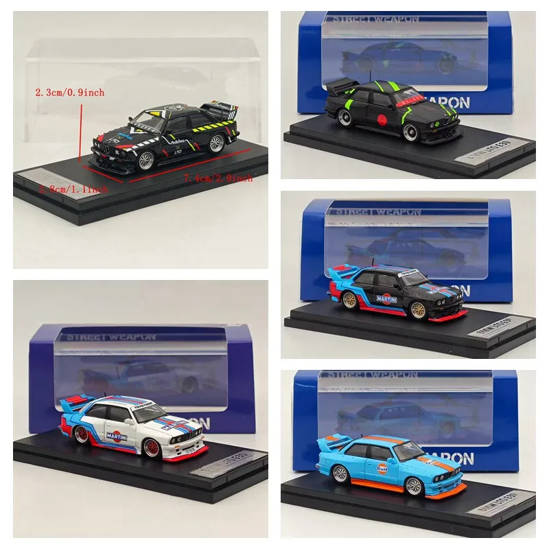 Street SW 1:64  M3 E30 LTO Simulated Alloy Car Model