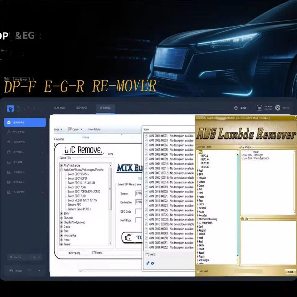 

Latest Version Activation for DTC Removal D-P-F E-G-R La.bda Automotive Repair Software Diagnostic Tool