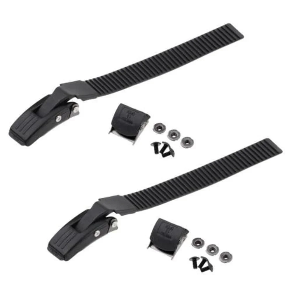 2 Sets Inline Skate Strap Schnalle mit Klemmschrauben Mutter Ersatz Skates Strap Set Inline Schnalle Skating Schuhe Zubehör