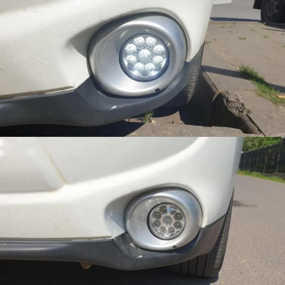 

2PCS/LOT NEW Led Fog Lights DRL H11 12V For Honda Civic 2016 2017 2018 Fog Lights Lamp Daytime Running Lights