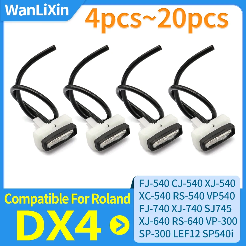 4pcs~20pcs DX4 printhead head capping top Compatible for Roland SP540 SP300 VP540 RS640 540 SJ745 XC540 FJ XJ XC RS VP Cap Top
