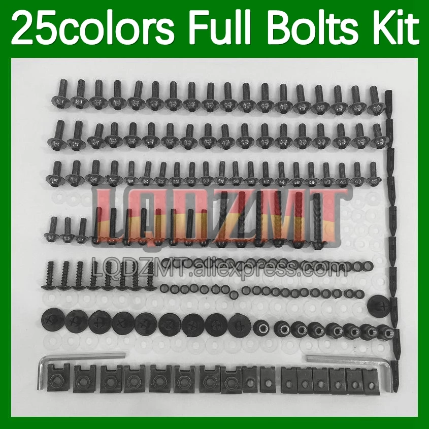 268pcs Body Bolt Full Screws Kit For DUCATI 899 1199 899S 1199S 12 13 14 15 16 2012 2013 2014 2015 2016 Fairing Bolts screw Nut