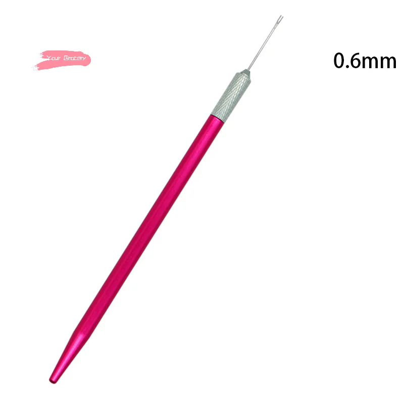 0.6mm 0.8mm 리루팅 니들 헤어 리페인트 도구 인형 가발 제작 액세서리 리본 가발용 헤어 루팅 용품