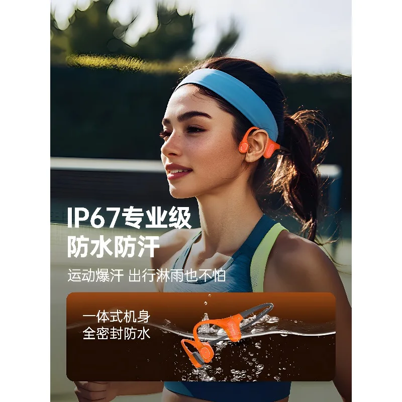 Headset  Wireless Bluetooth Ear-hanging Open Sports Training Small Headset