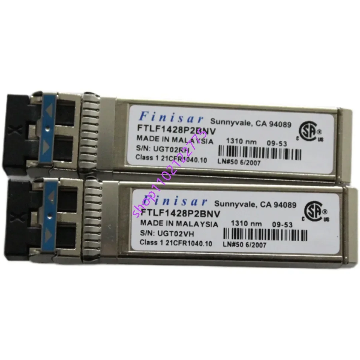 1-個フィニサー-ftlf1428p2bnv-8g-10km-1310nm-sfp-シングルモード光トランシーバー-8g-スイッチフィニサー-8g-sfp
