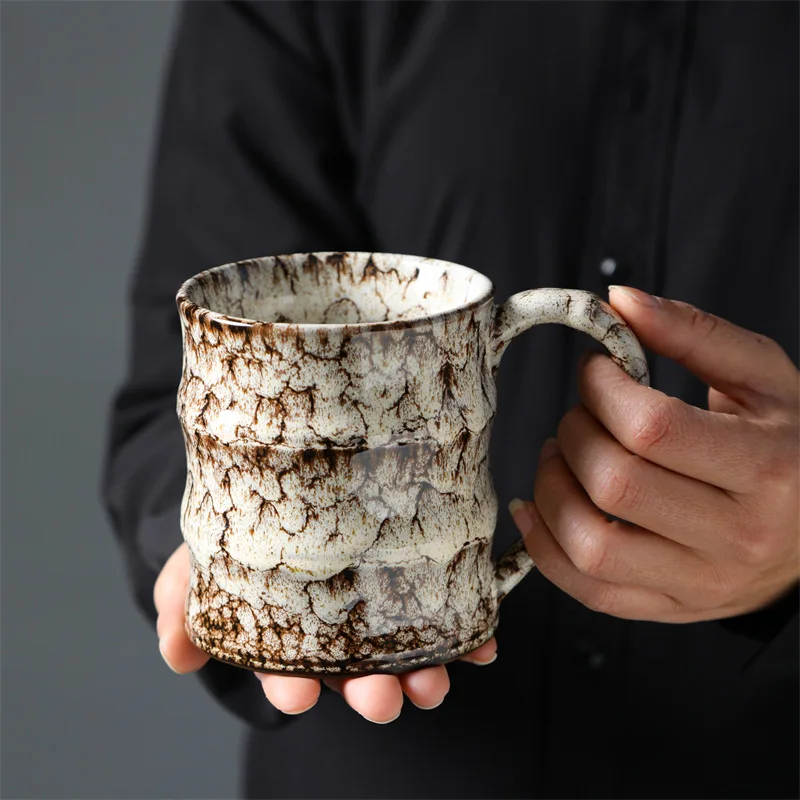 

Large Capacity Ceramic Mug Kiln Baked Water Creative Coffee Cup Nordic Creative Cup