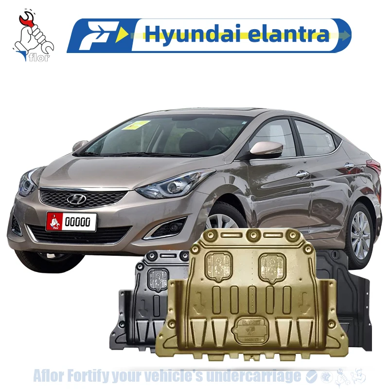 

Hyundai elantra 1.6L 1.8L 2012-2016 Protective Plate For Engine Chassis Guard Board Engine Protection Plate Multiple Material