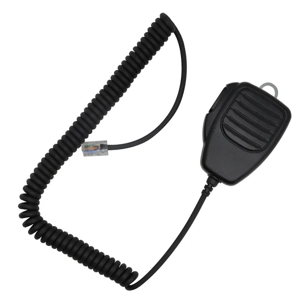 

Noise Reduction Speaker Microphone Black High Sensitivity Microphone Impact-resistant ABS Housing For ICOM IC-208H