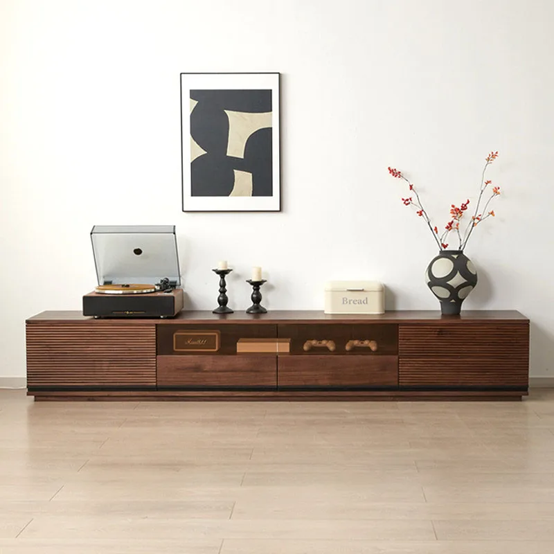 Mid Century Vintage Tv Stand With Storage Retro Elegant Wabi Sabi Tv Stands Rustic Glamour Meubles Tv Furniture For Apartments