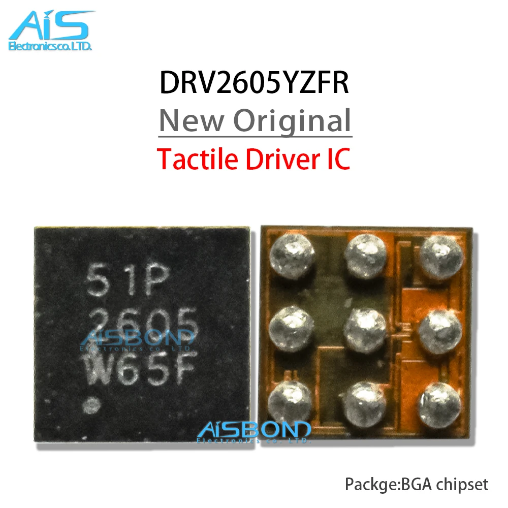 5Pcs/lot New DRV2605YZFR 2605 Tactile Driver IC DSBGA-9 Chip 9Pin