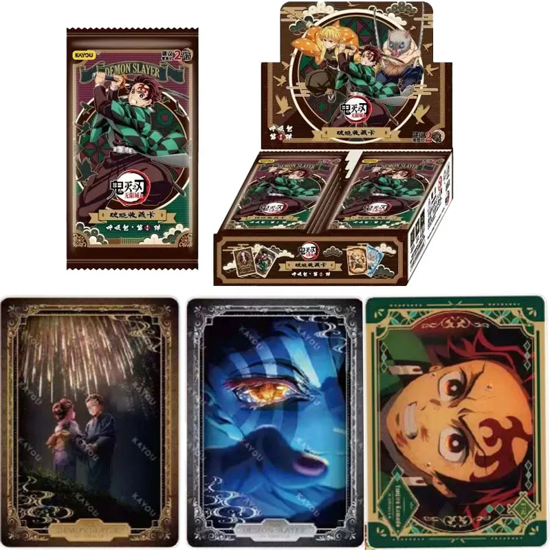 

KAYOU Genuine Demon Slayer Card Demon Slayer Breaking Dawn Breath Pack Series Card UR Kamado Tanjiro Collectible Game Cards Toy