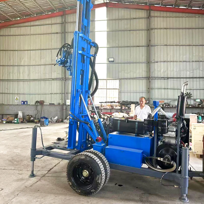 

Customized 300m Premium Best-selling Rotary Drill Wheeled Diesel Hydraulic Deep Well Water Well Drilling Rig