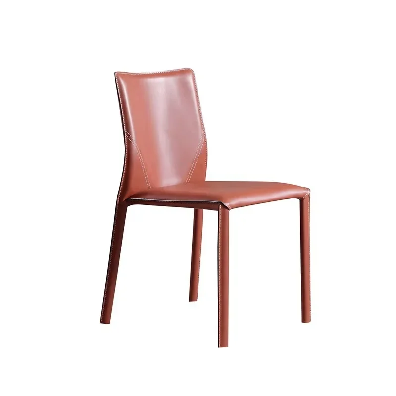 

Modern Design Red Dining Chairs Rustic Nordic Comfortable Cheap Dining Chairs Kitchen Sturdy Silla Comedor Luxury Home Furniture