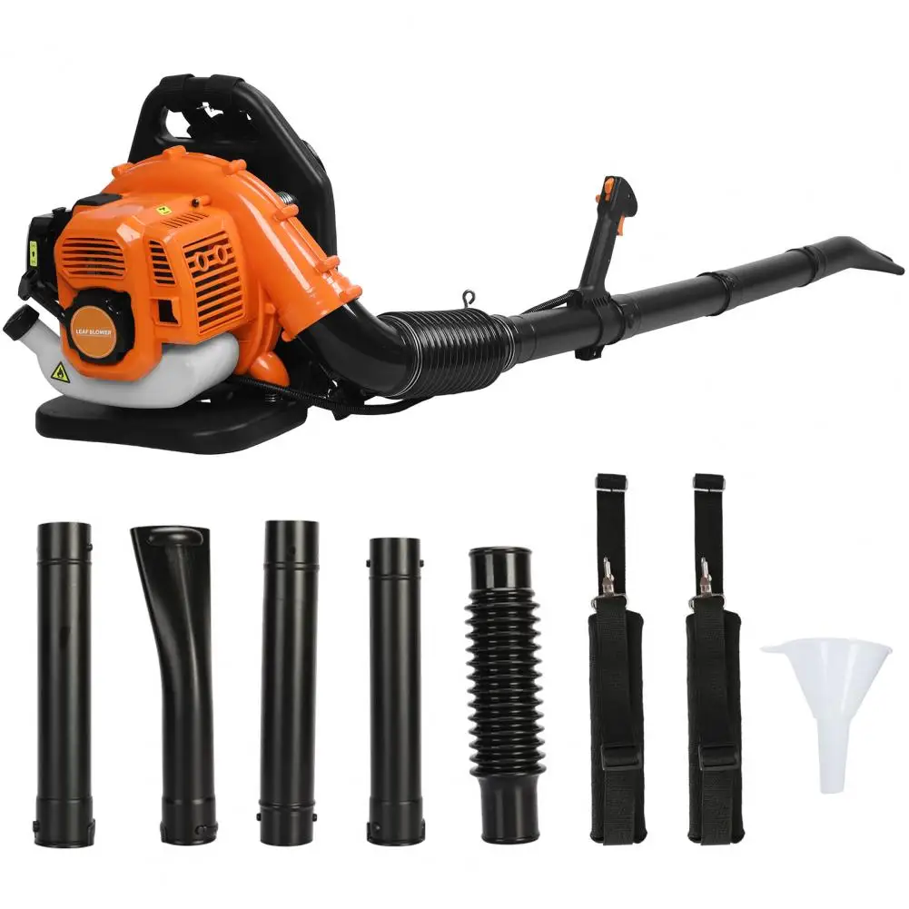 

Backpack Leaf Blower, 52CC 2 Stroke Gas Powered Leaf Blower for Blowing Leaves, Dust, or Snow, 205 MPH 550 CFM Dust Blower for L