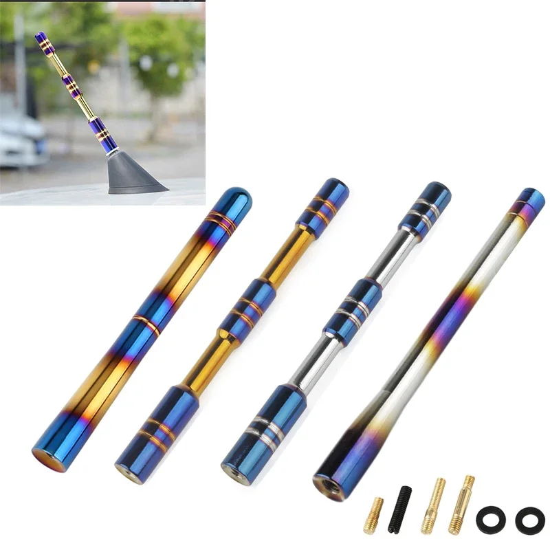 Universal Burnt Blue Roof Radio Antenna Bee Sting Screw AM FM Aerial Signal Antenna Enhance Device Car Styling Auto Accessories