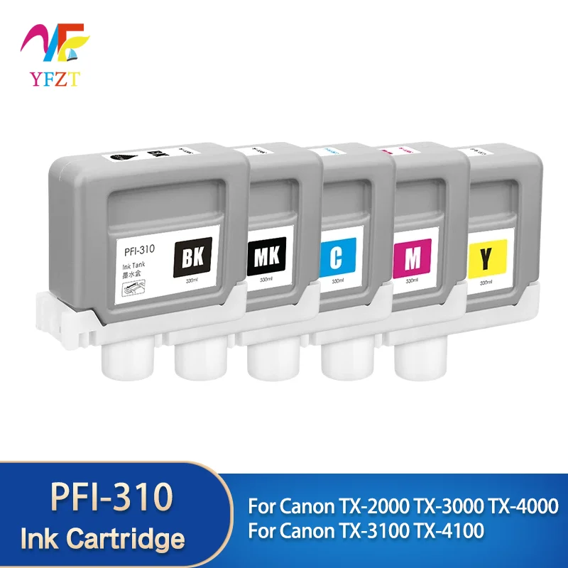 330ml PFI-310 PFI310 Compatible Ink Cartridge For Canon imagePROGRA TX-2000 TX-3000 TX-3100 TX-4000 TX-4100 Printer